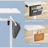Songmics Elektrinis aukščio reguliuojamas rašomasis stalas 60 x 140 cm