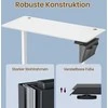 Songmics Elektrinis aukščio reguliuojamas rašomasis stalas 60 x 140 cm