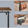 Songmics Elektrinis aukščio reguliuojamas rašomasis stalas 70 x 160 x (72-120) cm