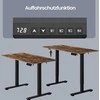Songmics Elektrinis aukščio reguliuojamas rašomasis stalas 70 x 160 x (72-120) cm