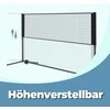 Songmics Badmintono tinklas, 500x103 cm, juodas