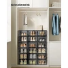Songmics Batai laikymo dėžių rinkinys 33.1x23x14 cm Juoda