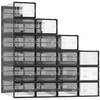Songmics Batai laikymo dėžių rinkinys 33.1x23x14 cm Juoda