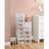 Songmics Bataių laikymo dėžė 33.3x23x14 cm Balta Plastikas