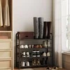 Songmics Batų lentyna 68,5 x 27,5 x 65 cm juoda