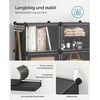 Songmics Batų lentyna, 82x32x92 cm, juoda