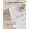 Songmics Batų spintelė 24 x 60 x 102,8 cm