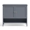 Songmics Batų spintelė MDF 35x80x70 cm pilka