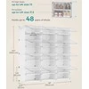 Songmics Batų stovas 124.4x31.2x124.6 cm Baltas Saugojimas