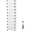 Songmics Batų stovas 43x31x173 cm Baltas Plastikas