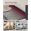 Songmics Batų stovas 75x28x93 cm Rudas ir Juodas Plienas