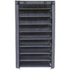 Songmics Batų stovas 84x28x162 cm Pilkas Saugojimas