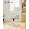 Songmics Biuro kėdė, 58x59x114,7 cm, juoda