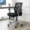 Songmics Biuro kėdė, 61x56x100-110 cm, juoda