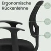 Biuro kėdė SONGMICS su pakoju ir tinkliniu atlošu