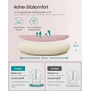 Songmics Ergonomiška biuro kėdė su supimo funkcija pastelinės rožinės spalvos
