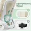 Songmics Biuro kėdė su tinkleliu ir paminkštinta juosmens atrama