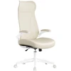 Songmics Ergonomiška biuro kėdė 67x67x125 cm, smėlio spalvos