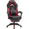 Songmics Biuro kėdė 72.4x69.7x121-133 cm Juoda Reguliuojama