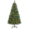 Songmics Dirbtinė Kalėdinė eglutė 78x180 cm Žalia PVC Metalinė stovė