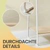 Lova Songmics Drabužių stovas su lentynomis ir kabliukais 45x120x160 cm