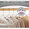 SONGMICS aksominiai drabužių pakabai, 50 vnt. rinkinys