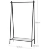 Songmics Drabužių kabykla, 92,5x33,5x153 cm, juoda