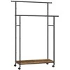 Songmics Drabužių kabykla, 98.5x39.6x156.8 cm, ruda