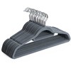 Songmics Drabužių pakabos, 45x23.5x0.6 cm, Pilka