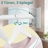 SONGMICS mediniai pakabai, 20 vnt. rinkinys, tvirto medžio pakabai, įdubimai pečių srityje