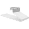Songmics Drabužių pakabos 38x13 cm baltos, metalinės