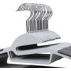 Songmics Drabužių pakabos, 41.5x22.5x0.5 cm, pilka