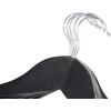 Songmics Drabužių pakabos, 44.5x1.2x23.5 cm, juodos, medinės