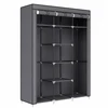Songmics Audinių spinta 150 x 175 cm pilka