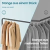 Songmics Drabužių stovas 38x110x141,5 cm Juodas plienas