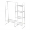 Songmics Drabužių stovas su 5 lentynomis, baltas, 40x101,7x153,3 cm
