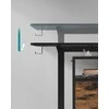 Songmics Elektrinis aukščio reguliuojamas stalas 140x60x72-120 cm juodas plienas