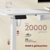 VASAGLE Elektra reguliuojamo aukščio kampinis stalas su įkrovimo stotele