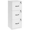 Songmics Failų spinta 41x40x103,1 cm Balta Saugykla