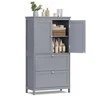 Songmics Grindinis laikymo spintelė 60x30x110 cm Pilka
