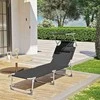 Songmics Gultas gultas, 53x193x29,5 cm, juoda