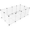 Songmics Gyvūnų maniežas, 143x73x46 cm, balta