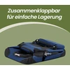 Songmics Augintinio transporto dėžė sulankstoma 50x35x35 cm tamsiai mėlyna