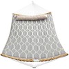 SONGMICS dygsniuotas hamakas su bambukiniais skersiniais 200 x 140 cm, 225 kg GDC034G02