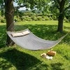 Songmics Hamakas 200x140 cm Smėlio spalvos, Oksfordo audinys