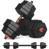 Songmics Hantelių rinkinys Hexagon 30 kg