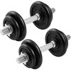 Hanteliai SONGMICS 20 kg juodos spalvos