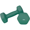 SONGMICS hanteliai, 2 vnt. rinkinys, 4kg, jėgos treniruotės, namuose, biure, sporto salėje, juodi