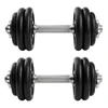 Songmics Hanteliai, 2 x 15 kg, ketaus hanteliai
