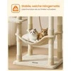 Songmics Feandrea Draskykla su hamaku 143 cm Smėlio spalvos
